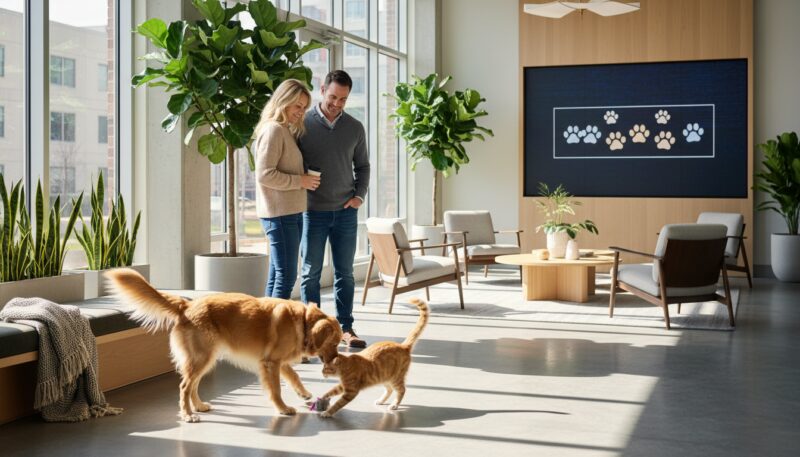 kućni ljubimci u zgradi kućni ljubimci u zgradi